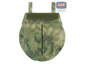 Напашник тактический "Трилистник ПРО". Класс защиты Бр 1. Цвет: A-TACS FG.